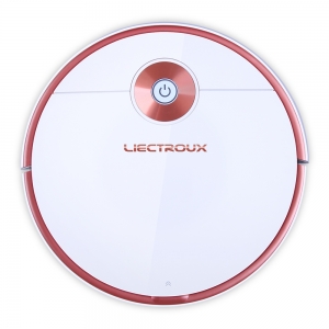 LIECTROUX T6Sロボット掃除機、スマートマッピング、メモリ付き、WiFiアプリと音声制御、4000Pa強力な吸引、ドライ＆ウェットモップ、ペットの髪のスーツ、ホームフロアとカーペットのクリーニング、消毒